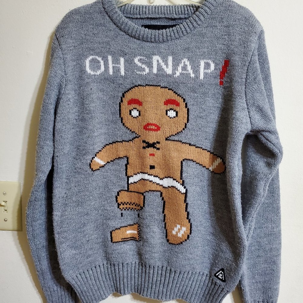 Ugly Christmas Sweater Gingerbread man